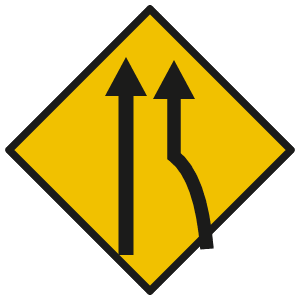 Added lane sign