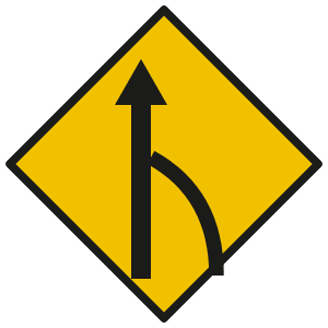 Merge sign