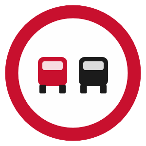 No overtaking sign
