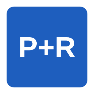 Park and ride road sign
